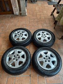 Cerchi in lega 15" Opel 5 fori + gomme invernali 