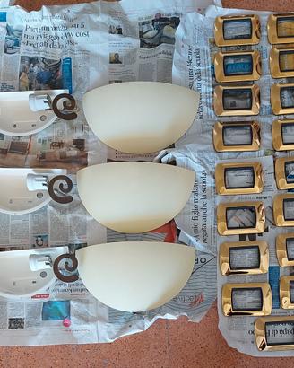 N°17 Placche Biticino L4803 & N°3 Applique Massive
