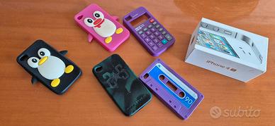 Scatola originale iphone 4s e cover in silicone