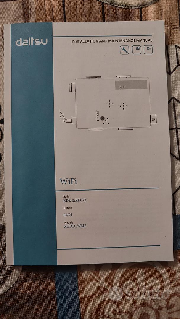 MODULO WIFI PER CLIMA DAITSU SERIE ACDD WM2 - DAIT 3NDA9062