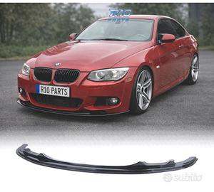 SPOILER LIP PER BMW E92 E93 10-14 LOOK M NERO LUCI