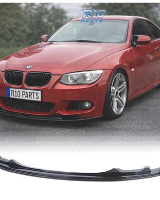 SPOILER LIP PER BMW E92 E93 10-14 LOOK M NERO LUCI