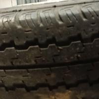 4 gomme complete  di cerchi in ferro da 195/