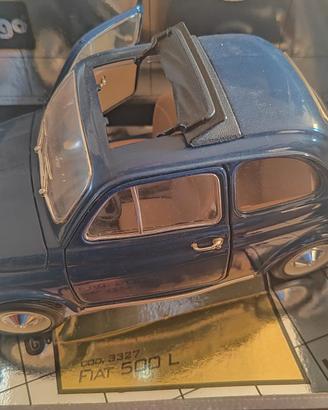Modellino FIAT 500 L – Bburago scala 1:16