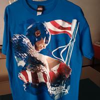 T-SHIRT CAPITAN AMERICA MARVELL TAGLIA M