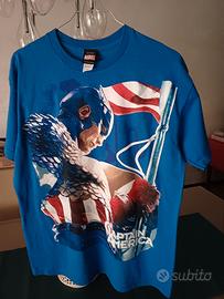 T-SHIRT CAPITAN AMERICA MARVELL TAGLIA M