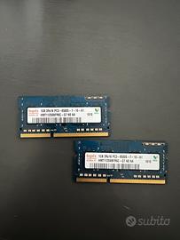 RAM DDR3 1GB x2 - 1066MHz - SODIMM