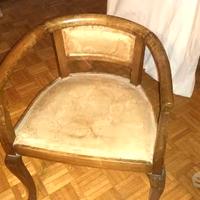 Coppia di sedie da camera anni 50-60