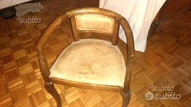 Coppia di sedie da camera anni 50-60