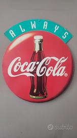 Insegna cartoncino "Always Coca Cola"