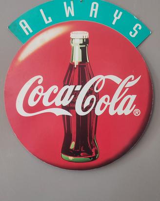 Insegna cartoncino "Always Coca Cola"