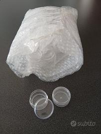 45 barattoli tondi in plastica da 10ml