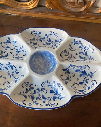 Antipastiera Vintage ALFA Ceramica Dipinta a Mano