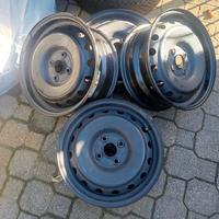 cerchi acciao 15" hyunday + varie auto compatibili