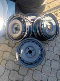cerchi acciao 15" hyunday + varie auto compatibili