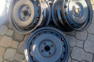 cerchi acciao 15" hyunday + varie auto compatibili