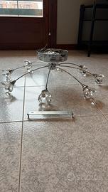 Lampadario con luce alogene