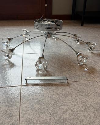 Lampadario con luce alogene