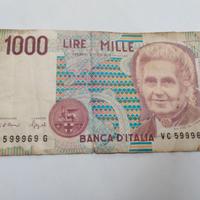 Banconota Mille lire Montessori