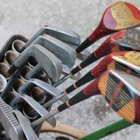 Carrello e sacca da golf Wilson anni 60