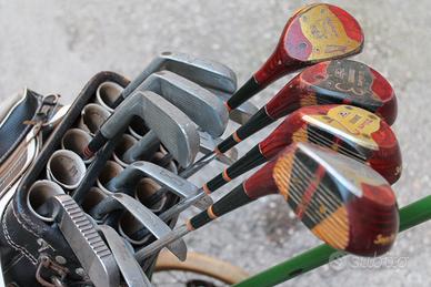 Carrello e sacca da golf Wilson anni 60
