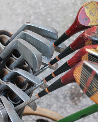 Carrello e sacca da golf Wilson anni 60