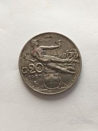 moneta da 20 centesimi  del 1920