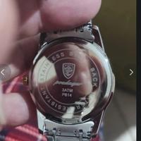 Orologio inox quadrante blu nuovissimo