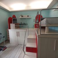 Cameretta con soppalco per bambini