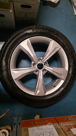 4 cerchi orginali AUDI +4  pneumatici invernali