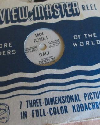 one VIEW-MASTER reel   diapositive