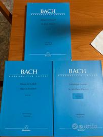 Bach – Spartiti originali Bärenreiter Urtext (5 vo