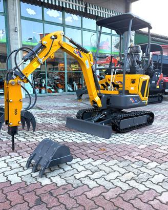 MINIESCAVATORE GIOR 16 Evo.5 - CON MARTELLO 80 KG 