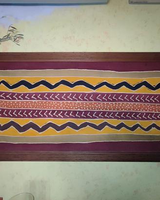 Quadro Stile Etnico con cornice in legno 