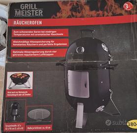 GRILLMEISTER Barbecue affumicatore a carbonella, Ø