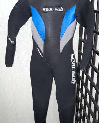 SEAC SUB Seaclub Zip Lady muta monopezzo mm.5