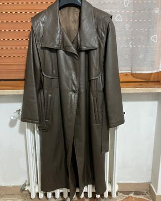 Trench in vera pelle morbidissima da donna