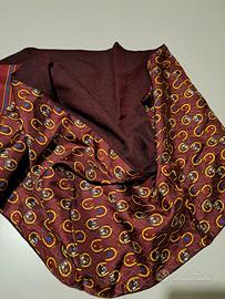 sciarpa da uomo double face lana e seta