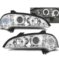 FARI PER OPEL TIGRA 95-03 ANGEL EYES FONDO CROMATO
