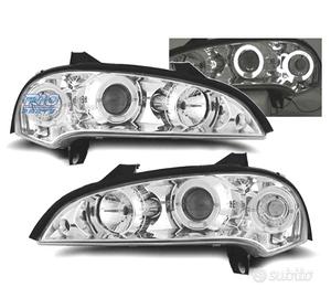 FARI PER OPEL TIGRA 95-03 ANGEL EYES FONDO CROMATO