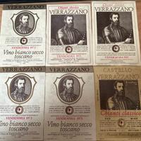 Etichette di vino d’epoca Verrazzano