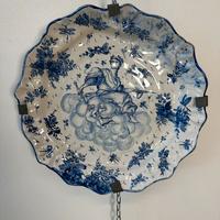 Coppia di piatti in ceramica Alba Docilia Albisola