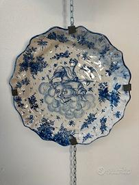 Coppia di piatti in ceramica Alba Docilia Albisola