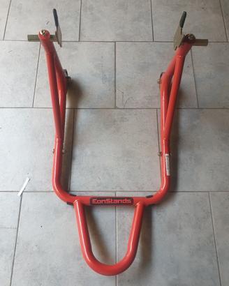 cavalletto sposta moto posteriore 