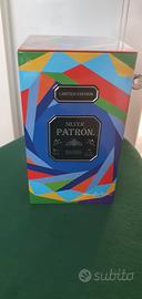 SCATOLA LATTA SILVER PATRON TEQUILA SCULTORE MEXIC