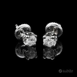 ORECCHINI IN ORO 14 KT BRILLANTI 0.46 CT NATURALI