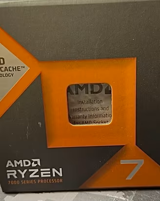 Ryzen 7 7800x3d comprensivo di scatola originale