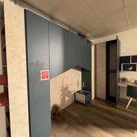 Camera moderna bambino blu petrolio