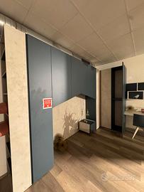 Camera moderna bambino blu petrolio