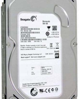 HARD DISK interno da 500 GB marca Seagate